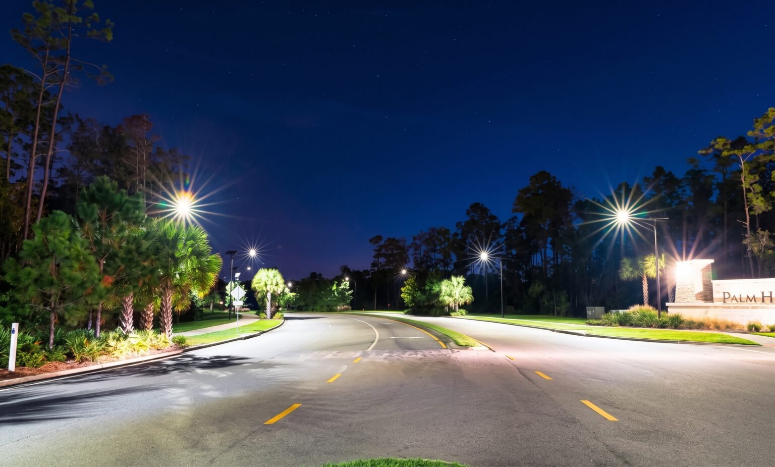 led solar panel street lighting